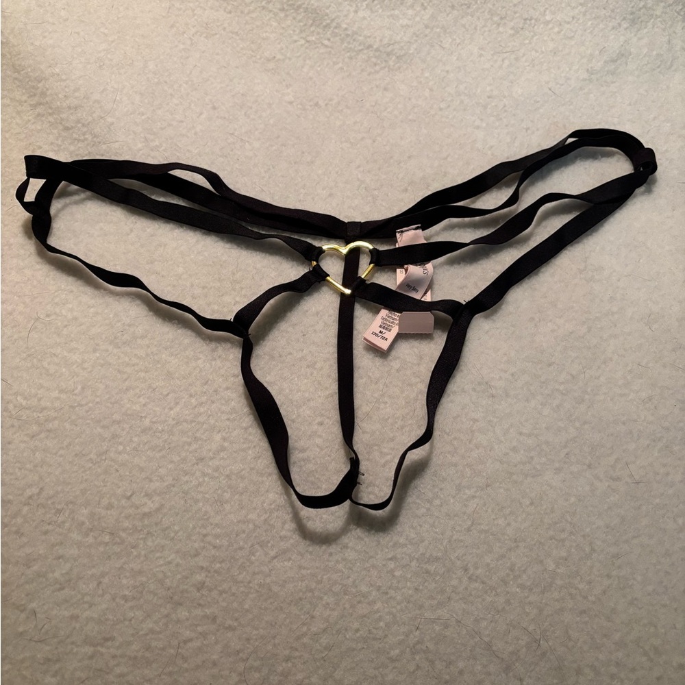 Victoria’s Secret strappy v-string panty.